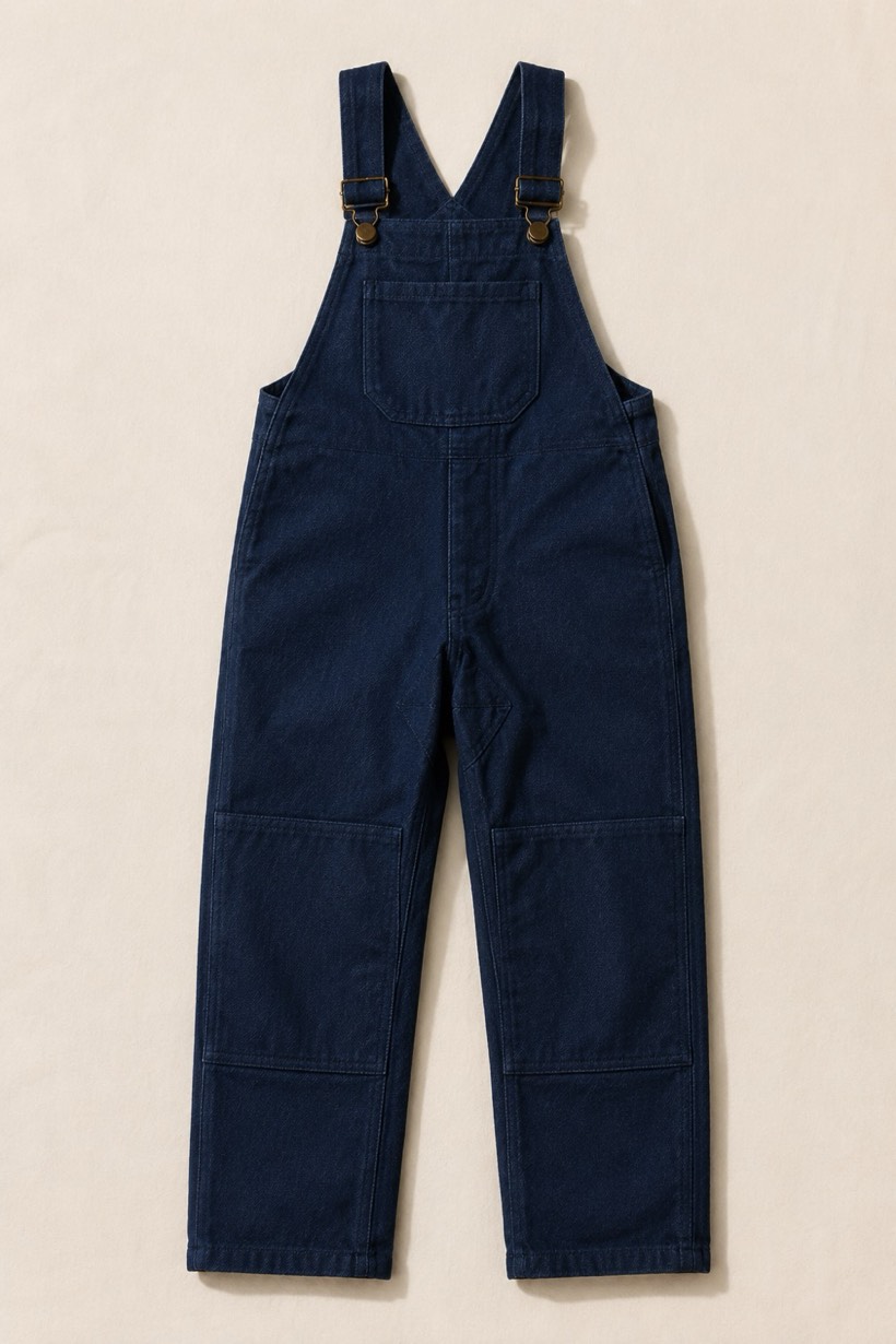 Bib Overall Canvas 340, 340 g/m² cloth, laid flat