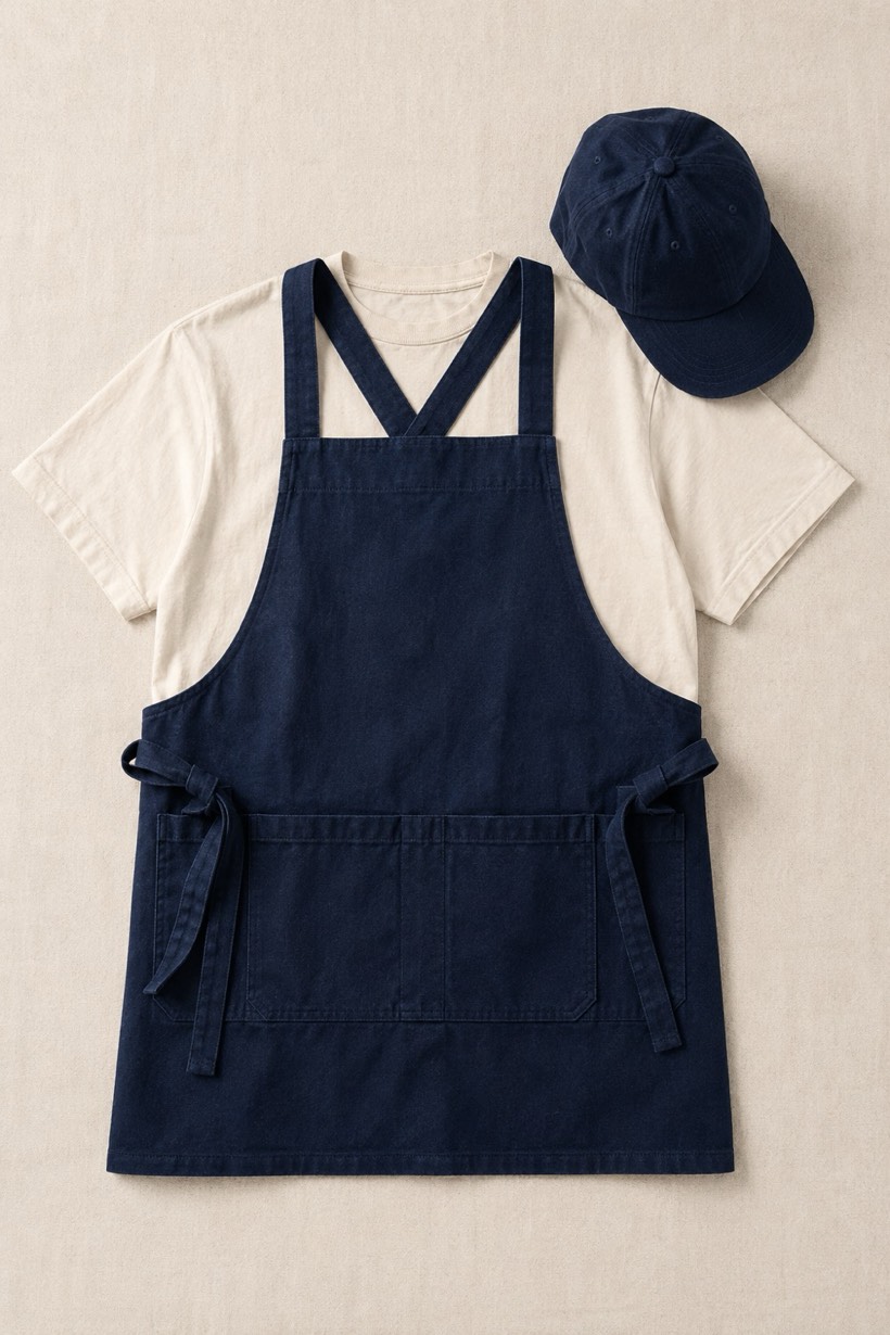 Kitchen & Craft Set, 340 g/m² cloth, laid flat