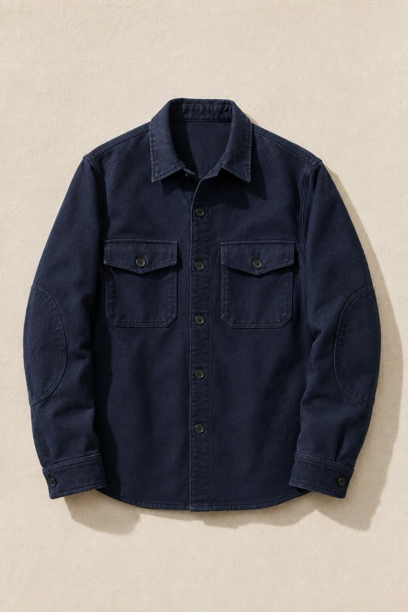 Overshirt Moleskin 320, 320 g/m² cloth, laid flat
