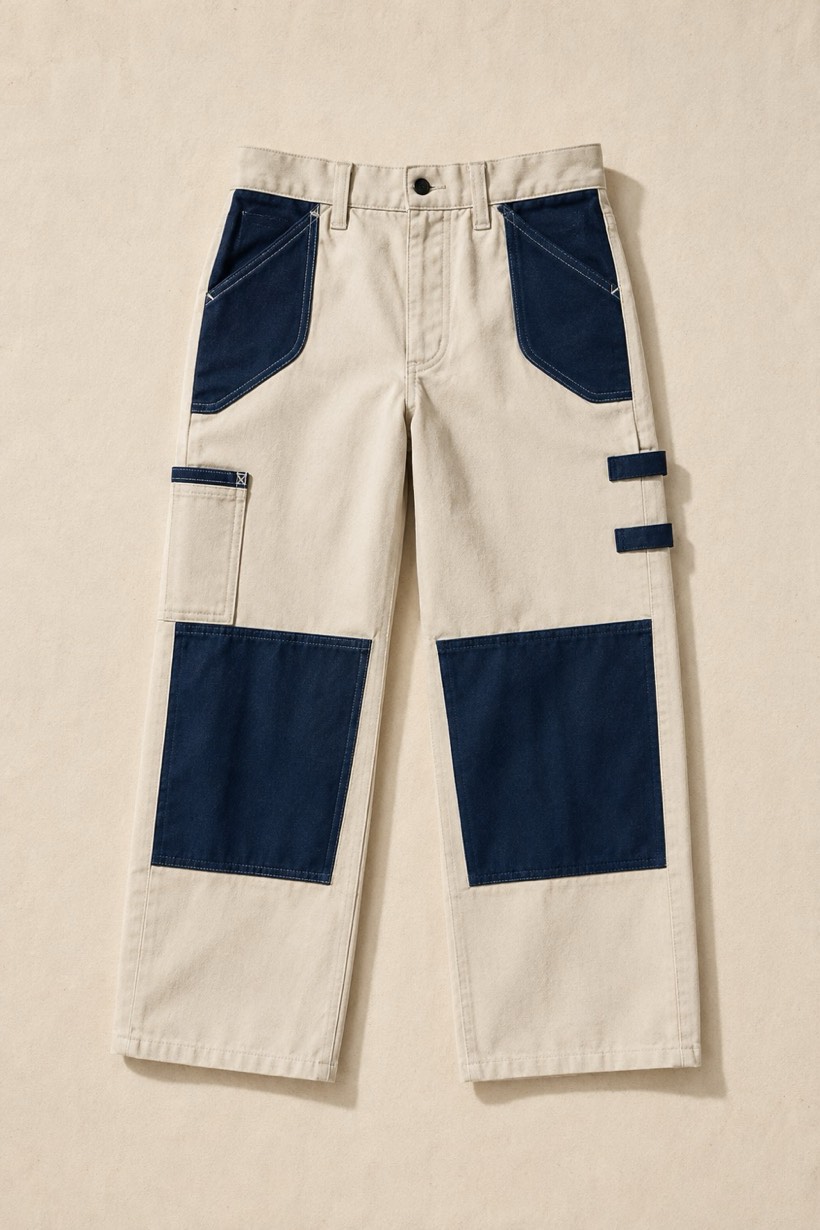 Painter Trouser 300, 300 g/m² cloth, laid flat