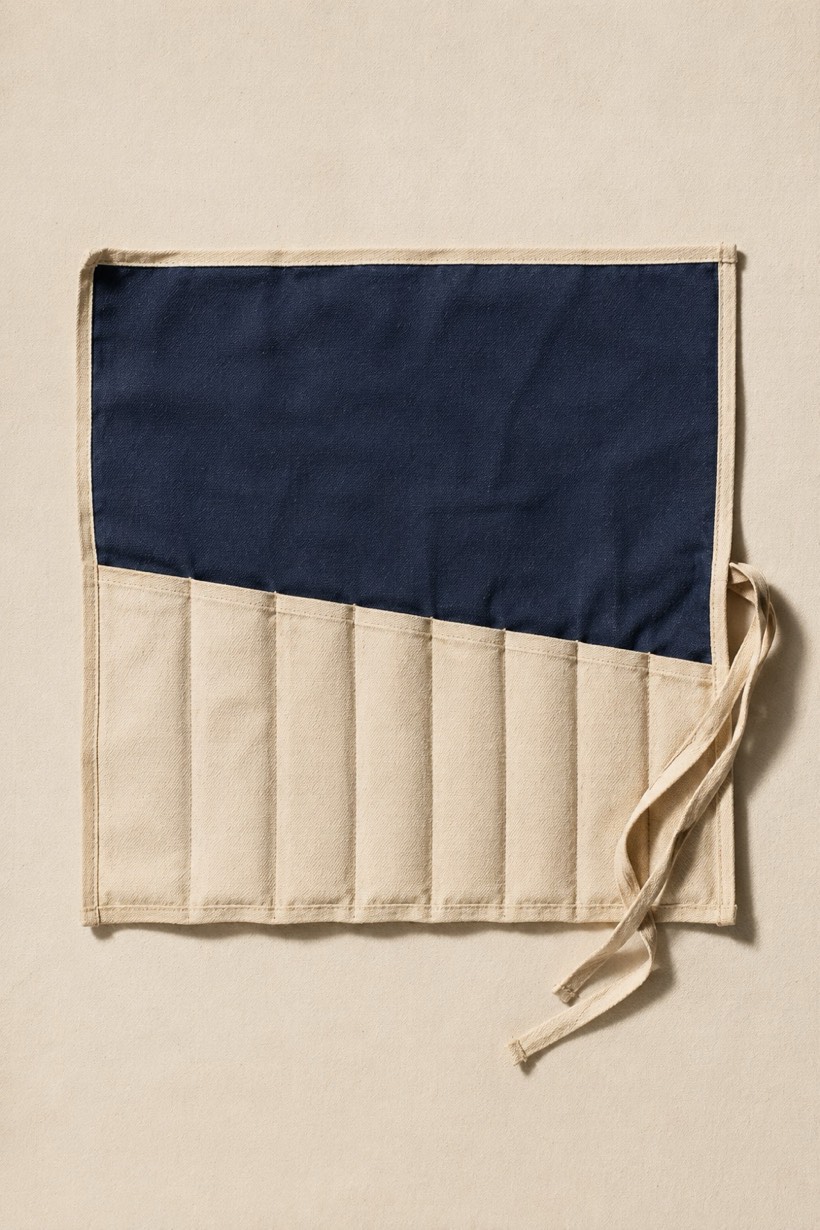 Tool Roll Canvas, 400 g/m² cloth, laid flat