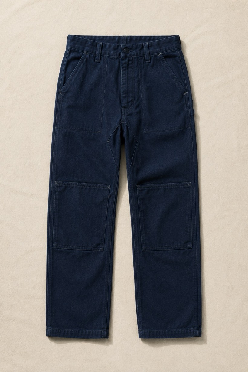 Work Trouser Canvas 340, 340 g/m² cloth, laid flat