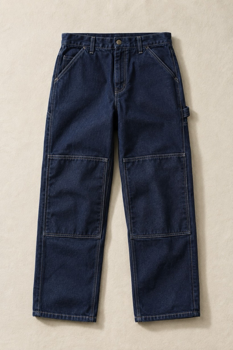 Work Trouser Heavy 400, 400 g/m² cloth, laid flat
